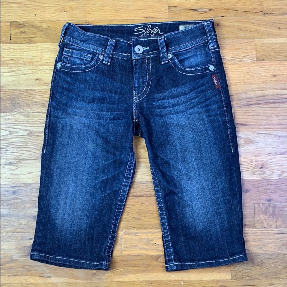 SILVER Suki Bermuda Capris Jeans W27